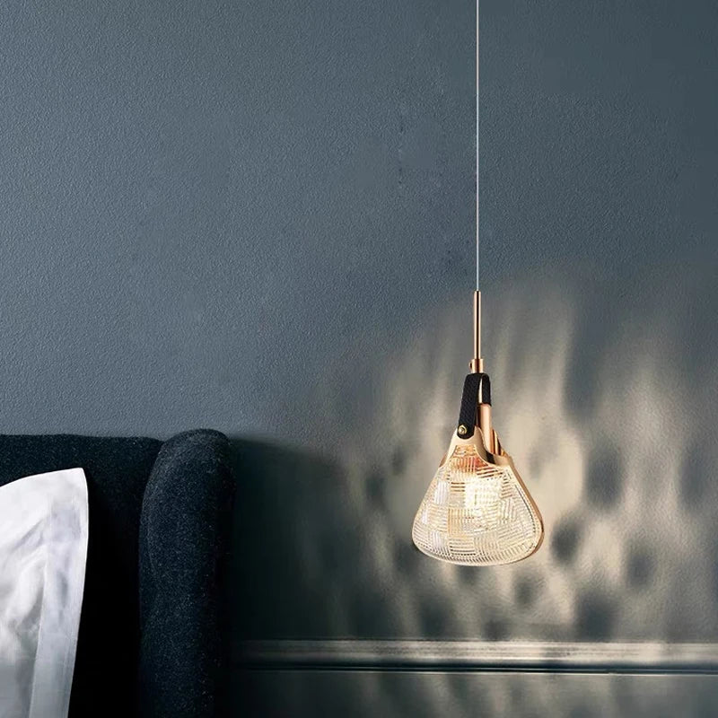 Lustre nordique ovale en cristal LED