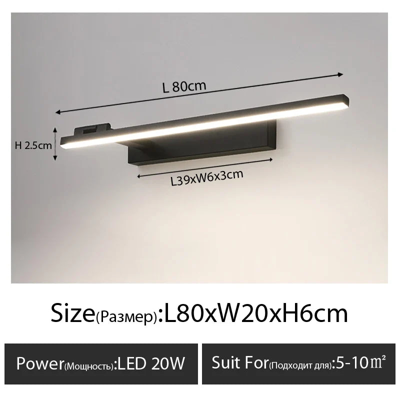 Applique murale LED moderne AC90-260V