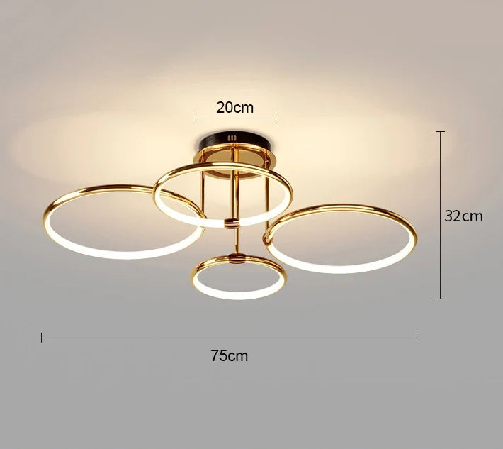 lustre led en silicone pour décoration intérieure élégante et moderne