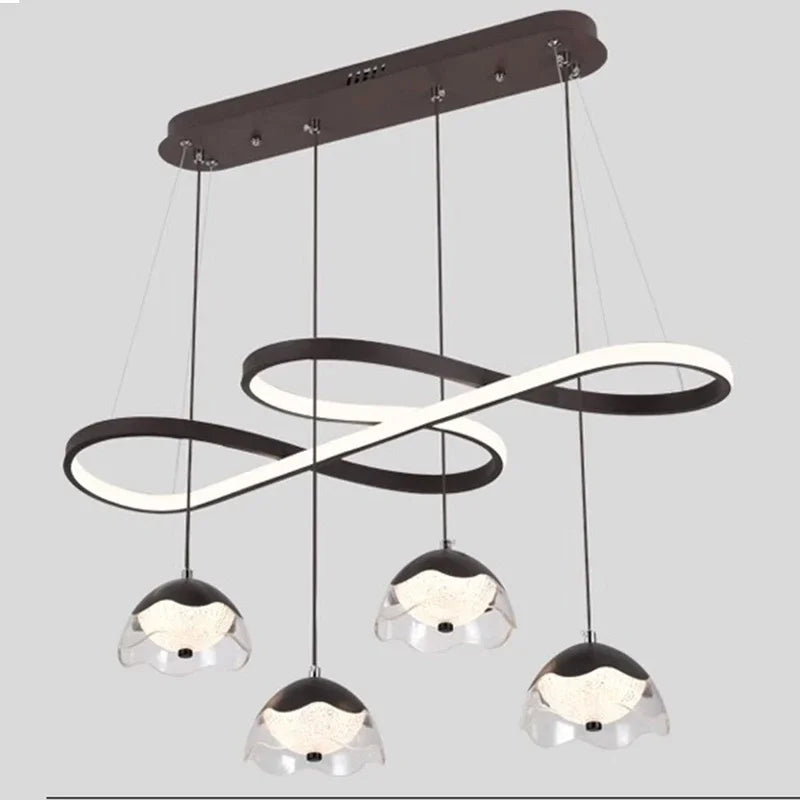 lustre led décoratif moderne pour éclairage intérieur suspendu