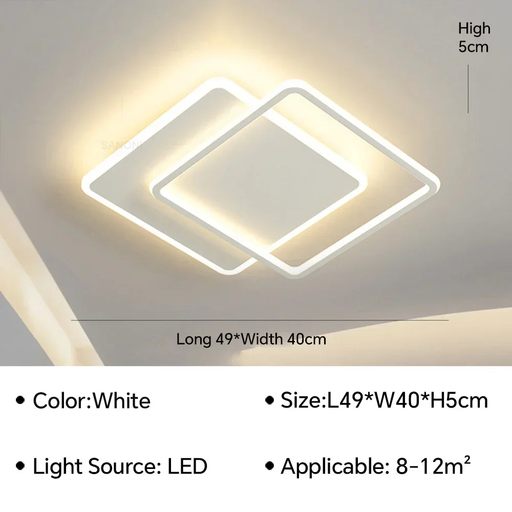 plafonnier led moderne pour décoration intérieure élégante et lumineuse