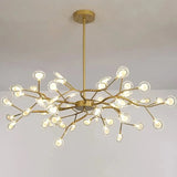 2024 Modern Pendant lights Gold Black tree branch Chandeliers room decor Bedroom Dining Living Room Luster Lamp Home Decoration