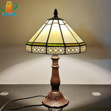 lampe à poser minimaliste scandinave en maille géométrique antique