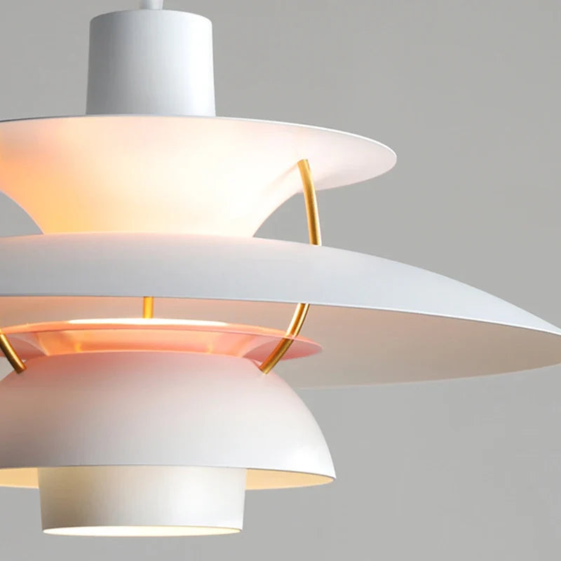lustre suspension design danois parapluie loui led paulsen