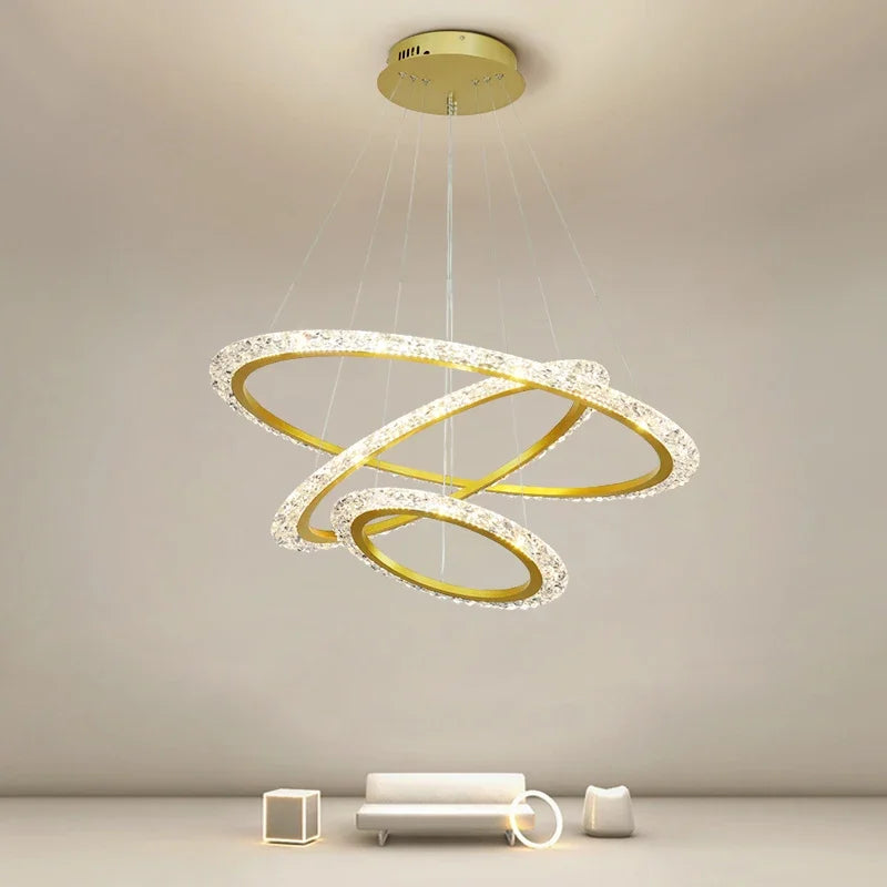 plafonnier led suspendu design moderne et luxueux
