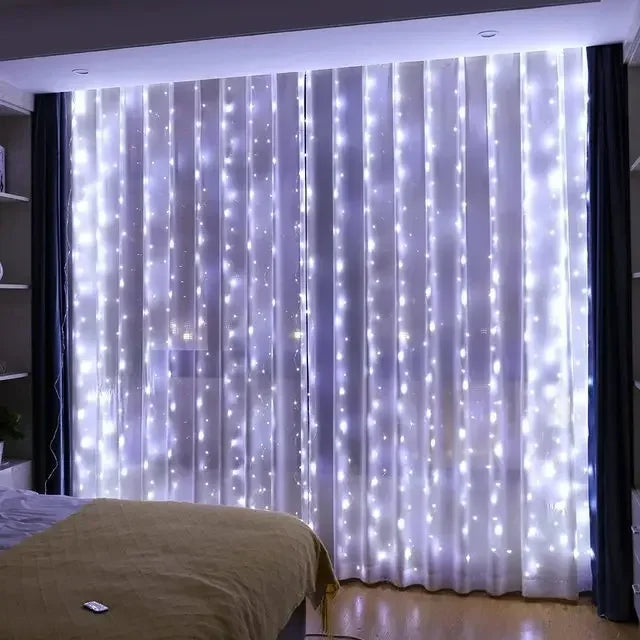 guirlande lumineuse led pour noël et décoration festive