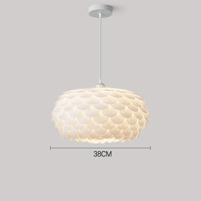 lustre à led en forme de poisson nordique pour décoration intérieure