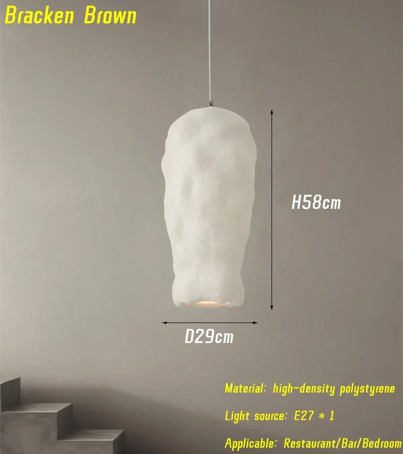 Japanese Bed-head Wabi Sabi Restaurant Chandelier Living Room Homestay Cloakroom Pendant Lighting Bar Loft Island LED Decor Lamp