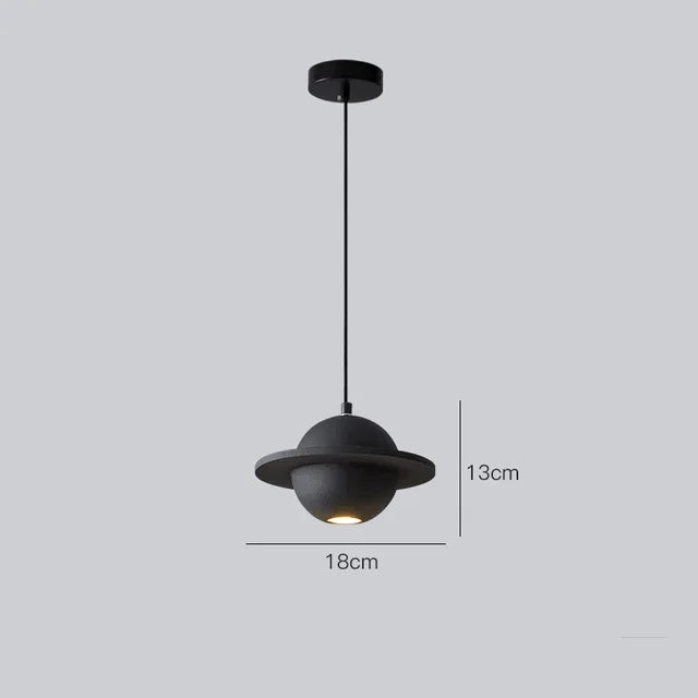 2024  New Hot Sale Resin Planet Pendant Lamp For Living Dining Room Restaurant Store Suspension Indoor Lighting Decor Luminaire
