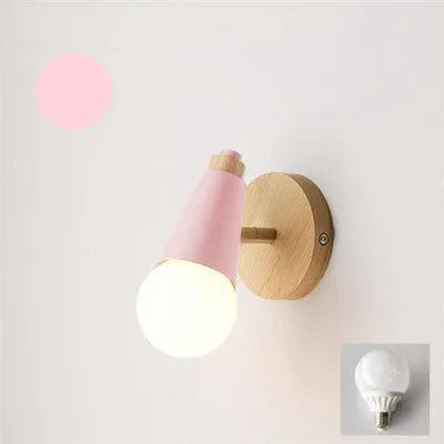 Nordique Simple applique chambre d'enfant chambre chevet canapé fond mur Led lumières allée escalier couloir décor éclairage