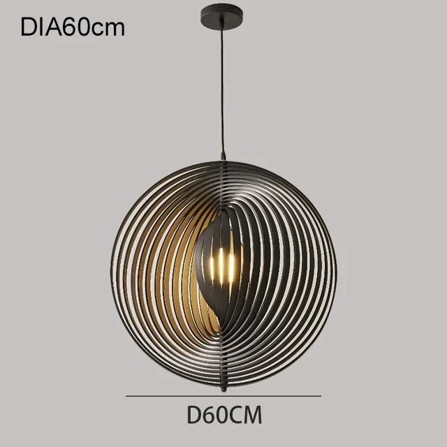 lustre lunaire rotatif design style nordique pour décoration intérieure