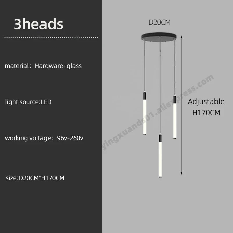 lustre moderne suspendu pour éclairage intérieur design loft