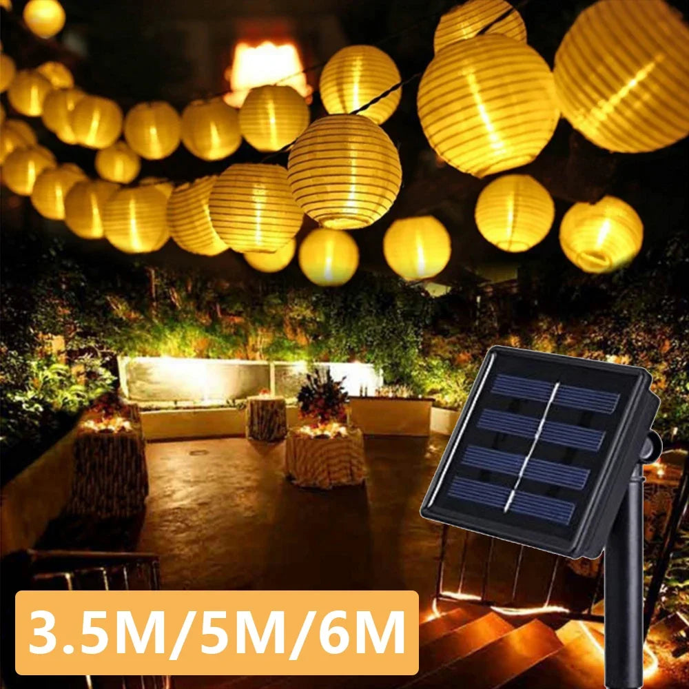 guirlande lumineuse solaire décorative pour jardin extérieur