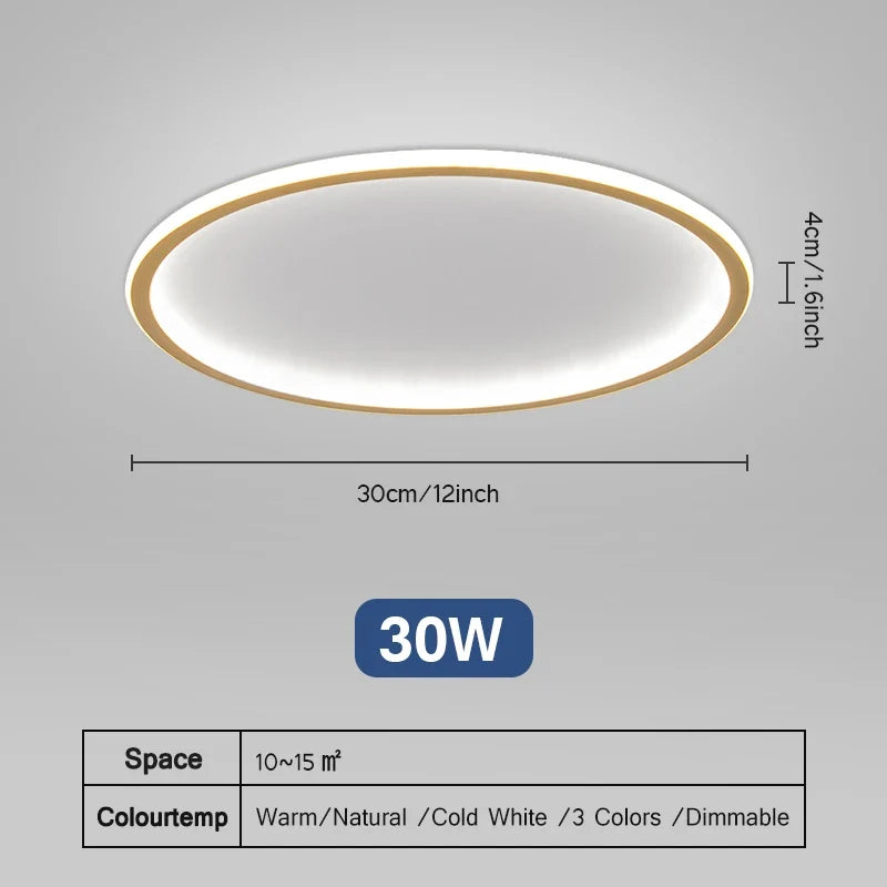 plafonnier led ultra fin avec nuages créatifs éclairage intelligent