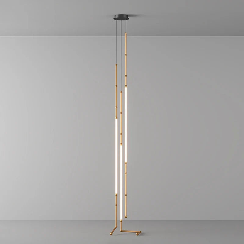 lustre en art déco design suspendu en led