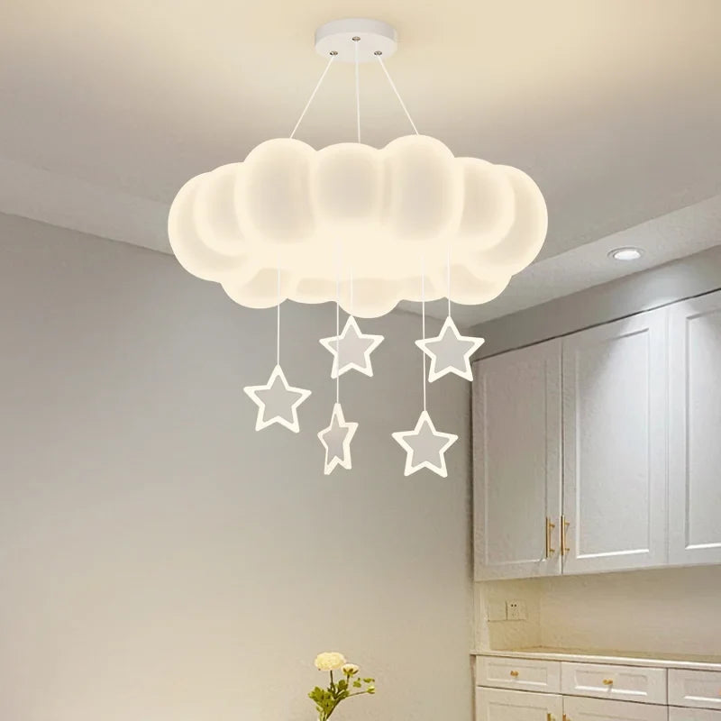 lustre moderne donuts minimaliste avec télécommande gradation