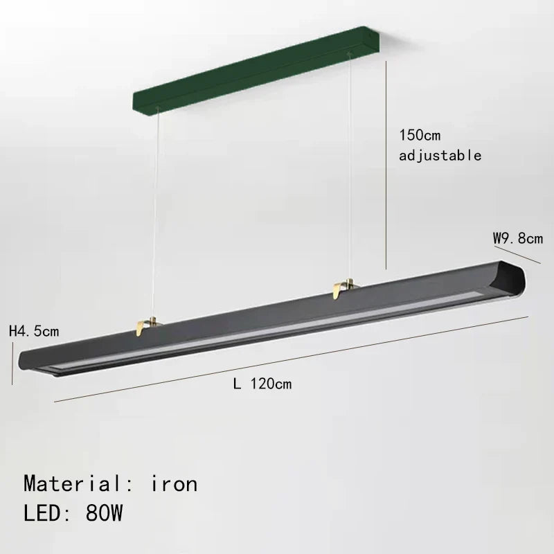 plafonnier led suspendu design minimaliste pour restaurant bar ou magasin