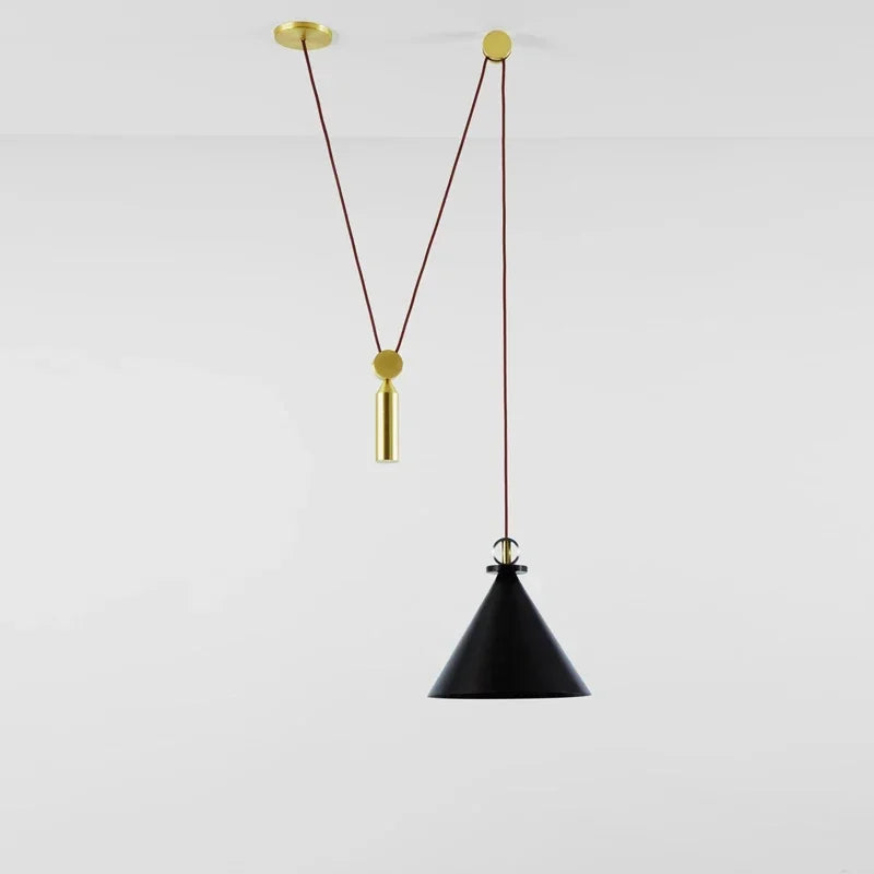 Suspension de plafond de forme réglable de concepteur bricolage combiné en métal chambre salon Table à manger décor éclairage LED luminaire suspendu
