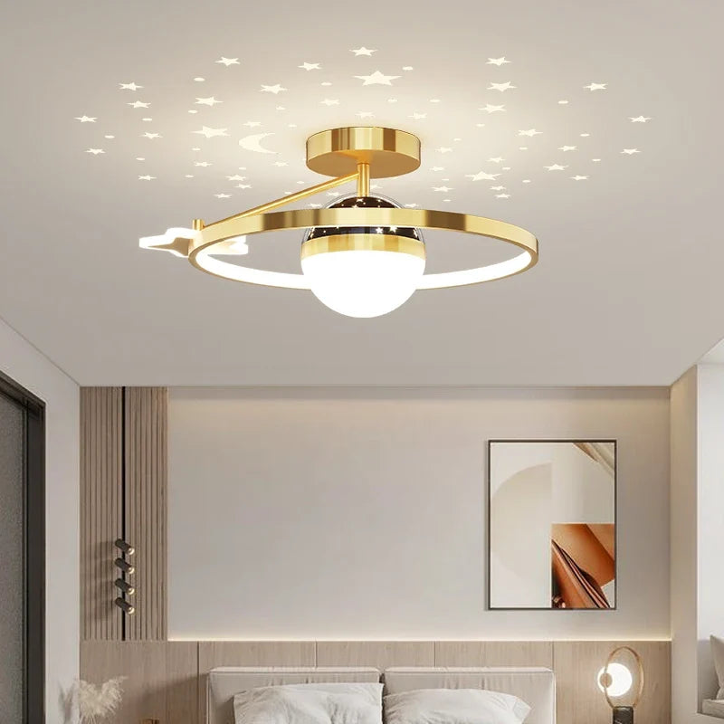 plafonnier moderne lumineux pour une ambiance chaleureuse intérieure