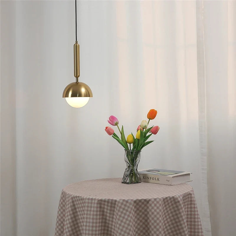 suspension en fer d'art moderne avec éclairage led