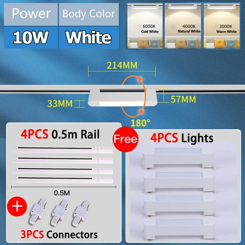 ensemble de plafonniers led pour magasin de vêtements