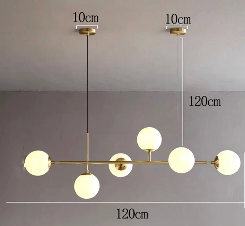 lustre led moderne pour éclairage intérieur suspendu