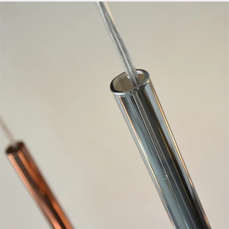 suspension à led en verre pour décoration intérieure