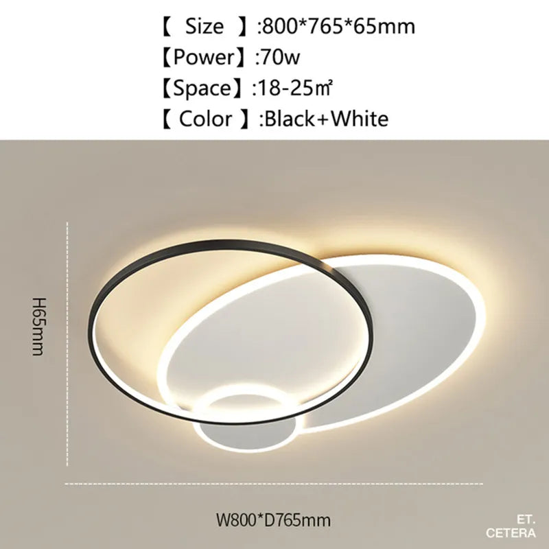 plafonnier led moderne pour décoration intérieure élégante et lumineuse