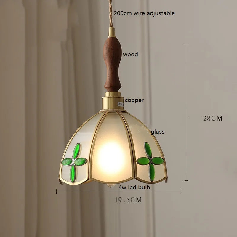 iwhd lampe à main led moderne en verre cuivre papillon