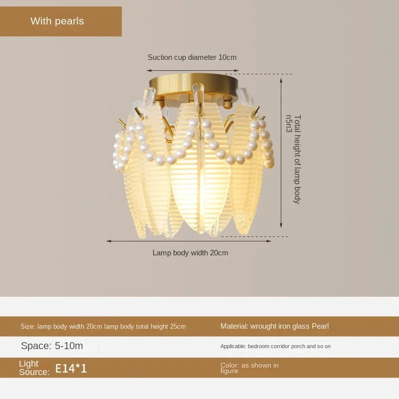 lustre léger en verre cristal pour éclairage moderne