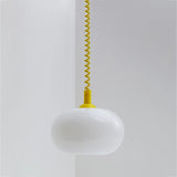 Lustres en verre Bauhaus lampes suspendues nordiques chambre à coucher en plus du salon salle à manger Restaurant lampe suspendue de couleur moderne