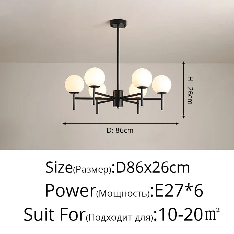 lustre en verre design médiéval pour décoration intérieure moderne