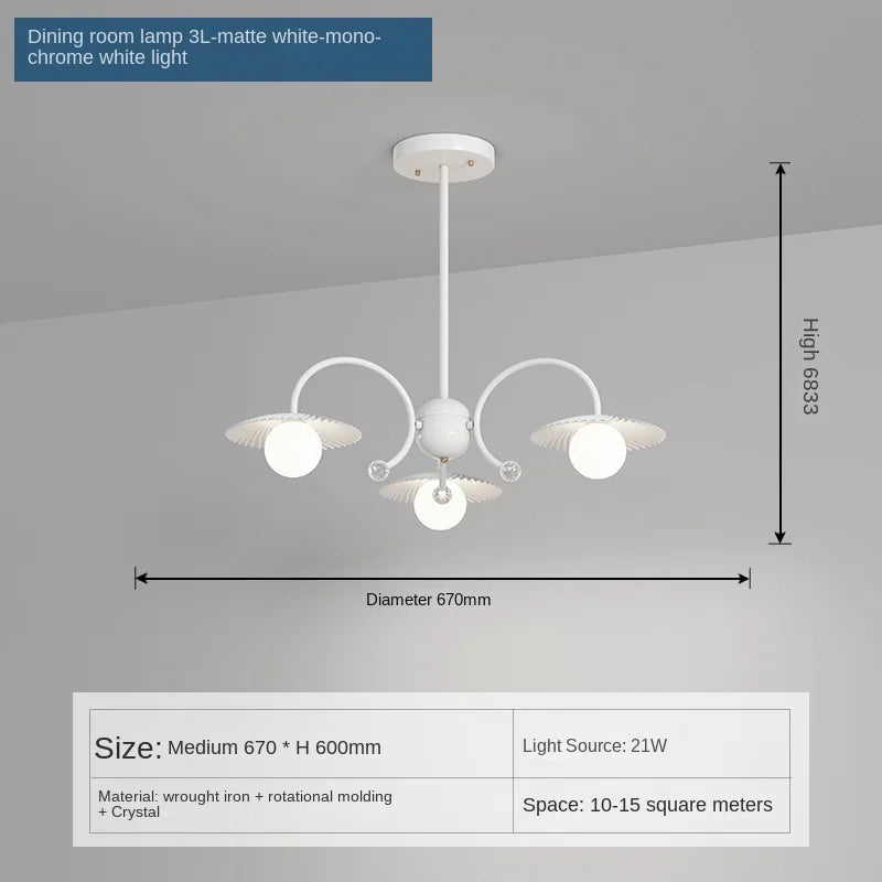 lustre moderne en verre pour décoration intérieure créative et artistique