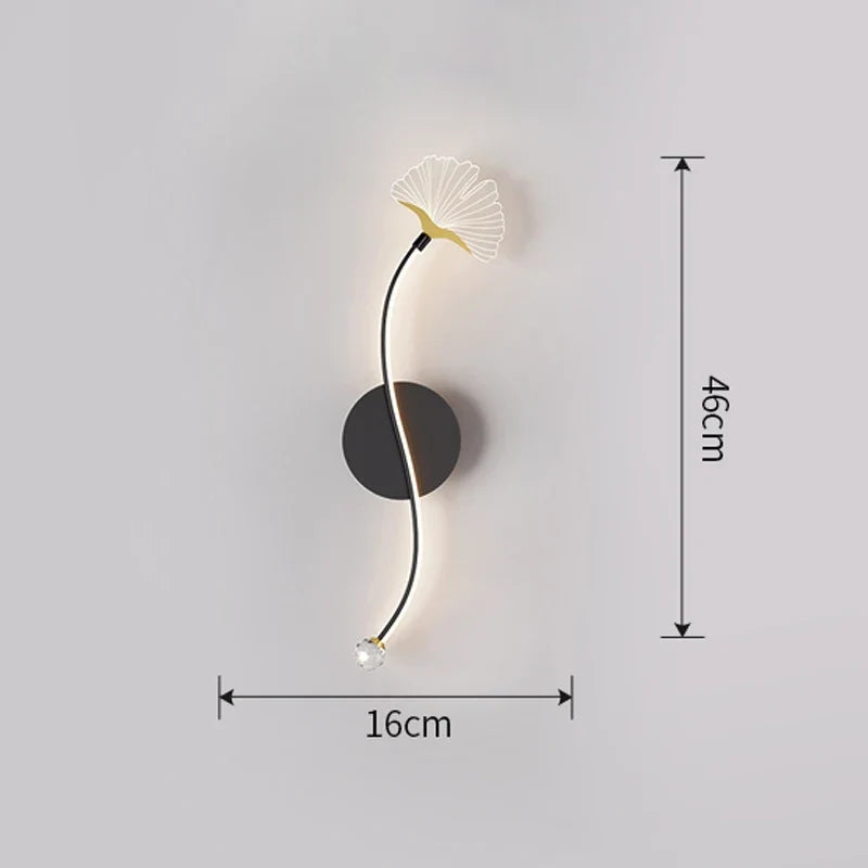 applique murale led moderne pour décoration intérieure élégante