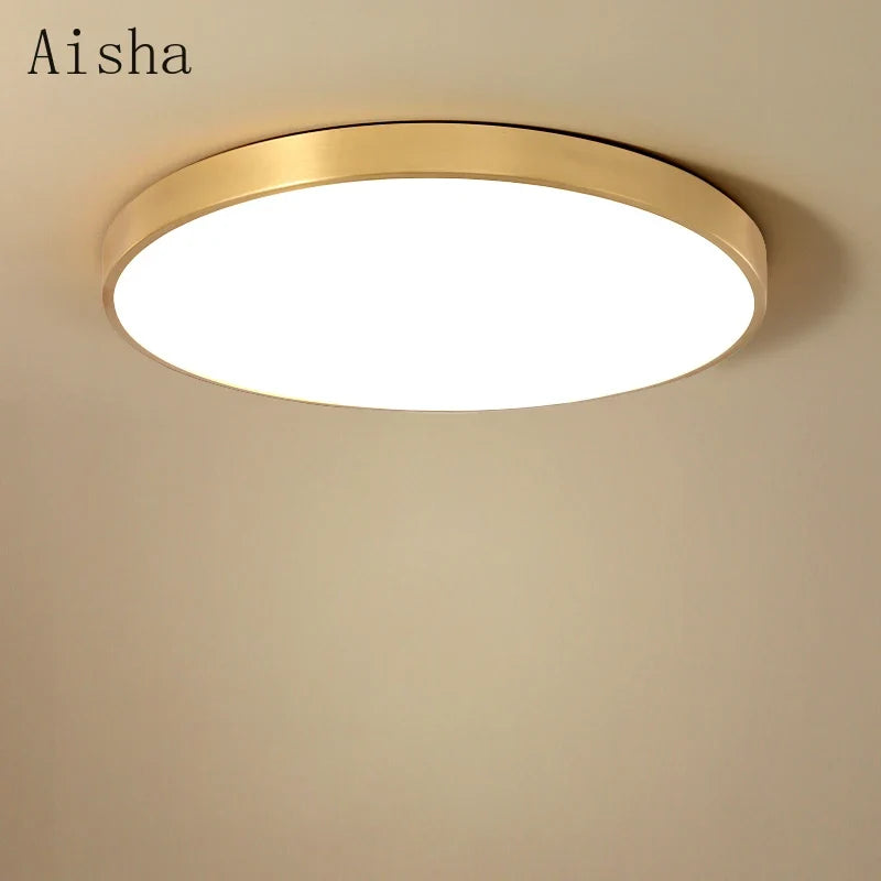 plafonnier led ultra fin pour décoration intérieure élégante et moderne