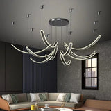 lustre à led moderne design pour décoration intérieure élégante