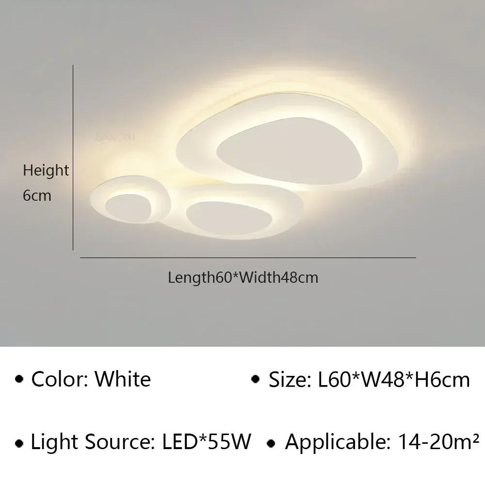 lustre moderne à leds pour intérieur décoratif