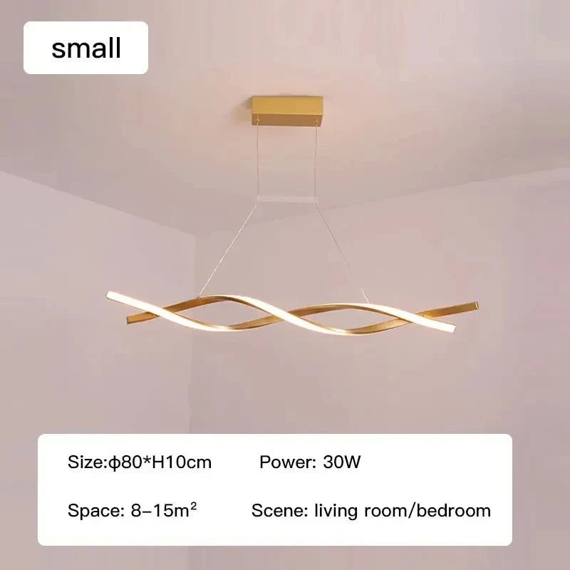 lustre moderne en verre pour éclairage intérieur