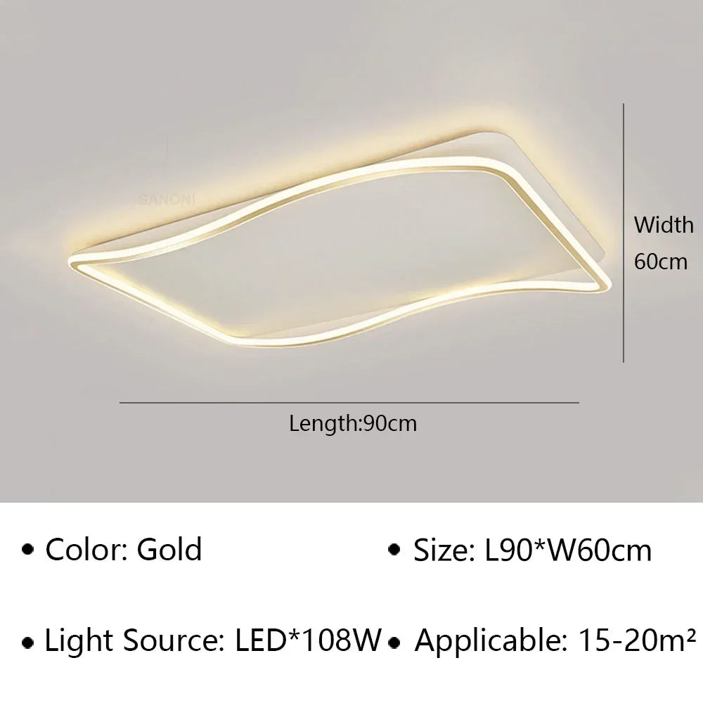 lustre led moderne simple pour diverses utilisations décoratives