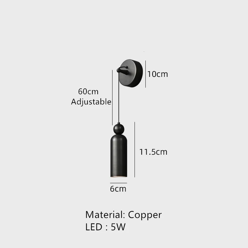 Applique murale LED longue et moderne