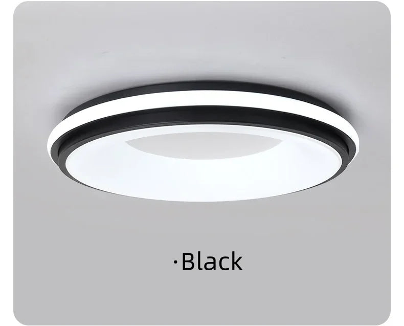 LED Nordique Macaron Plafonnier Moderne Créatif Couleur Circulaire Luminaire Chambre Chambre D'enfant Salon Lampe À La Maison