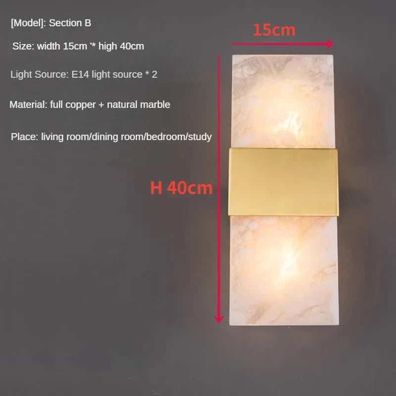 applique murale led en cuivre design créatif et personnalisable