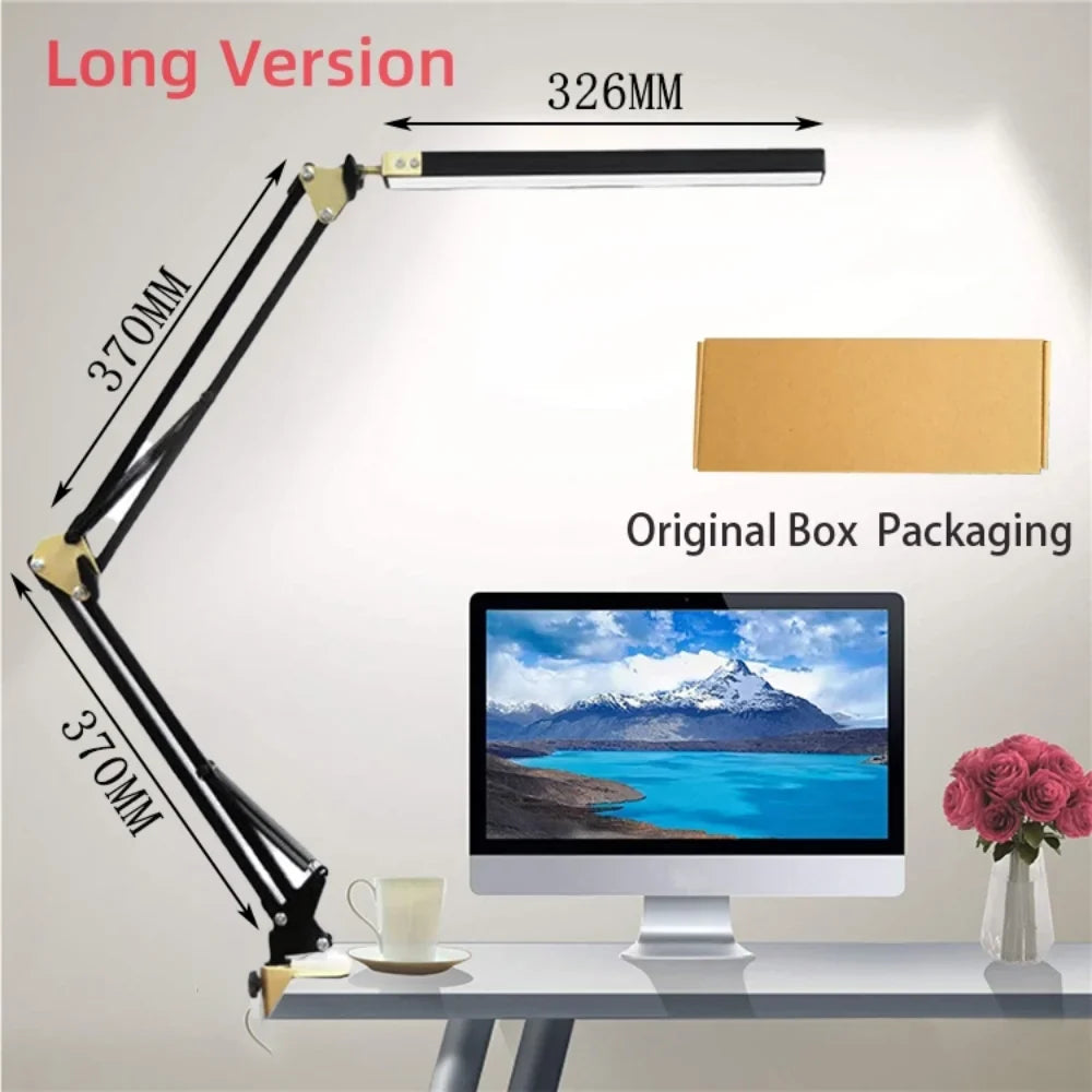 Lampe de bureau LED avec pince 10W