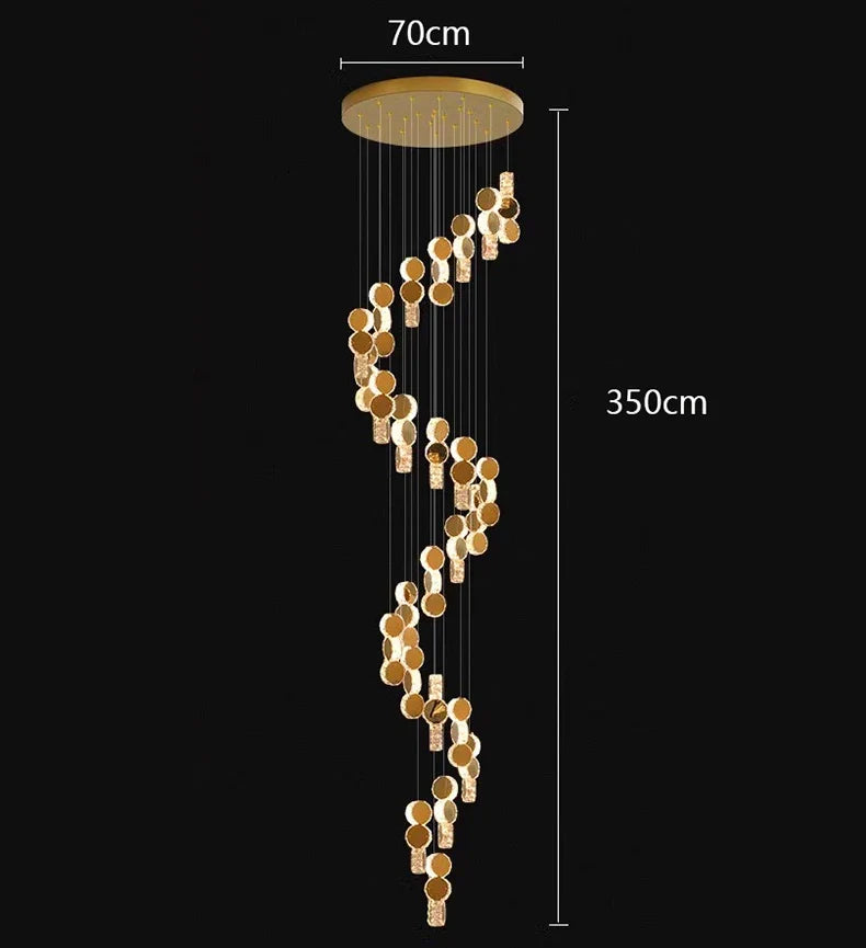 lustre led moderne suspendu éclairage intérieur décoratif
