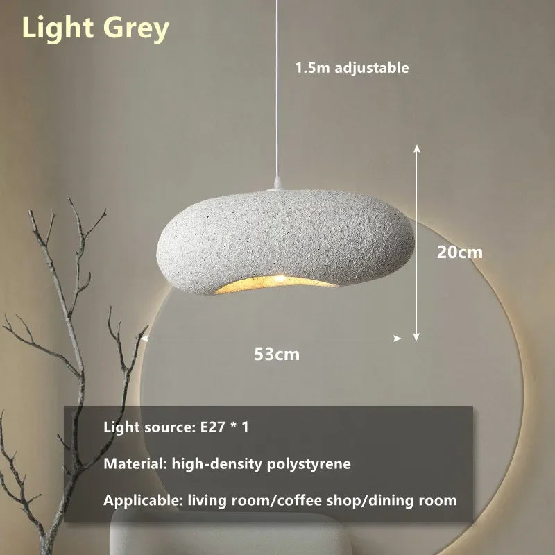 Nordic Minimalism Wabi-Sabi LED Chandelier Living Room Bedroom Modern Bar Decoration Lamp Dining Island Cafe Loft Pendant Lights