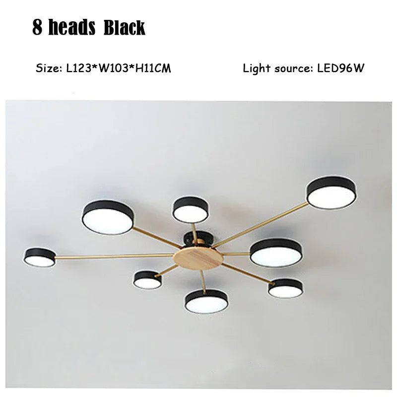 plafonnier moderne créatif pour décoration intérieure en led