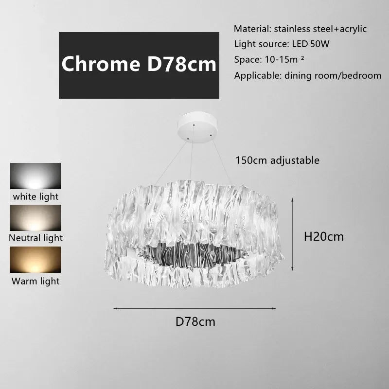 lustre design suspendu pour décoration intérieure moderne élégante