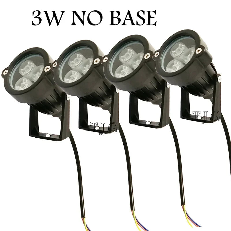 lot de 4 lampes de jardin à led pour éclairage extérieur