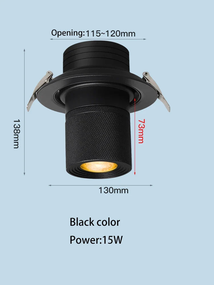 Spot lumineux Led encastrable avec technologie COB