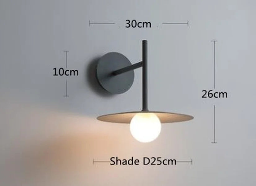 applique murale led moderne à bras mobile simple